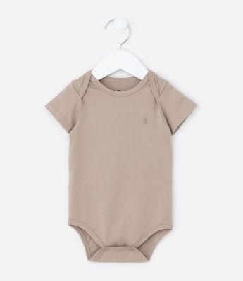 Body Infantil em Algodão Básico - Tam RN a 0 meses