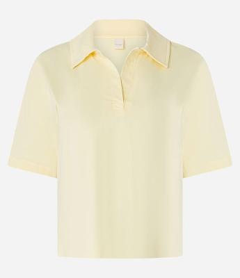 Blusa em Algodão com Gola Polo