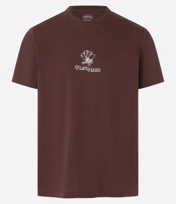 Camiseta Comfort em Algodão com Estampa de Cassino e Lettering
