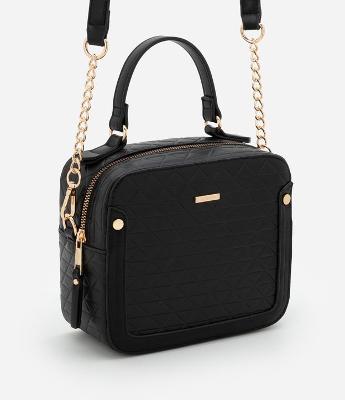 Bolsa Câmera Bag Transversal Média com Alça com Corrente
