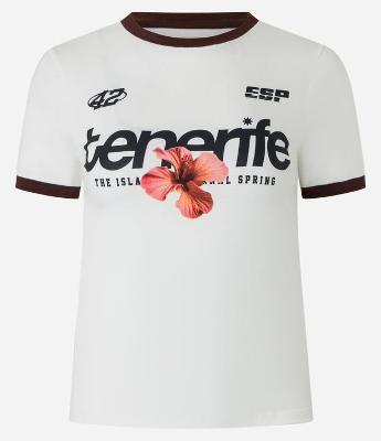 Blusa New T-shirt em Algodão com Estampa Tenerife