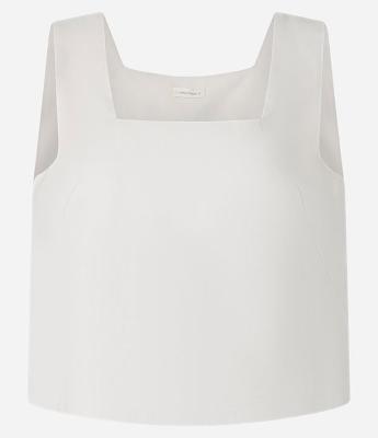 Blusa em Viscose com Decote Quadrado