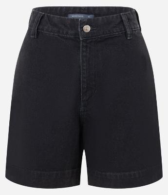 Short em Jeans com Cintura Alta