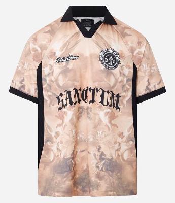 Camiseta Oversized Sportcore com Estampa Angelical e Lettering