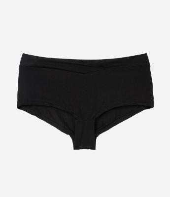 Calcinha Boyshort com Cós Aplicado Sobreposto Curve & Plus Size