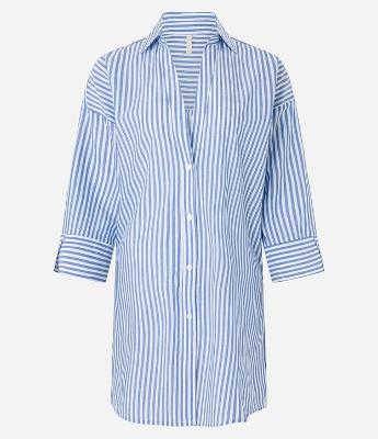 Saída de Praia Camisa em Voal Listrado