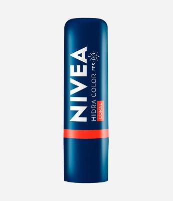 Hidratante Labial Hidra Color Coral 4 8g Nivea