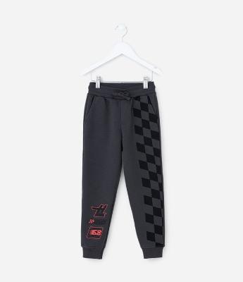 Calça Infantil em Moletom Hot Wheels - Tam 4 a 10 Anos