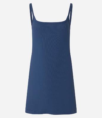 Vestido Evasê em Ribana com Alcinhas