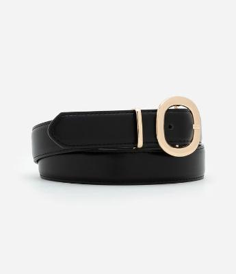 Cinto Médio com Fivela Arredondada Bold