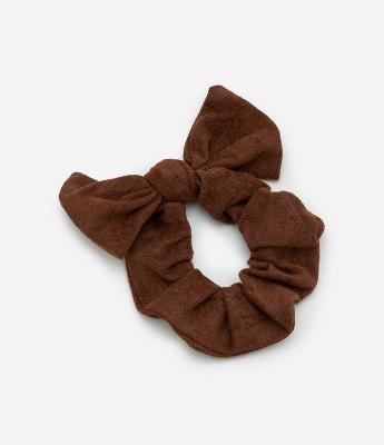 Scrunchie Texturizado com Laço