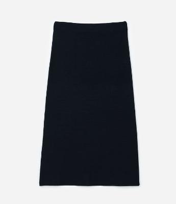 Saia Reta Midi em Tricô Curve & Plus Size