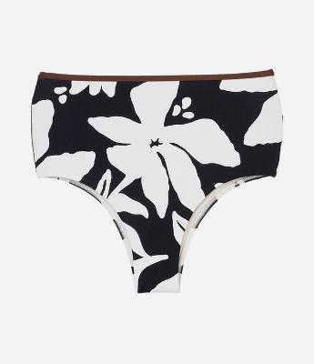 Biquíni Calcinha Hot Pants em Microfibra com Estampa Floral