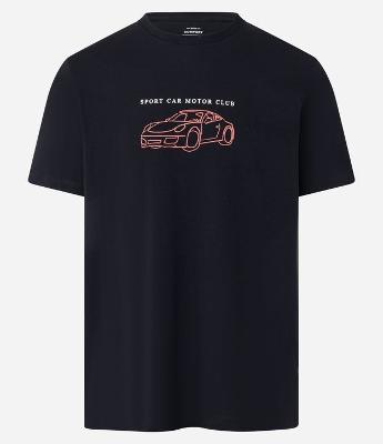 Camiseta Comfort em Algodão com Estampa de Carro  e Lettering