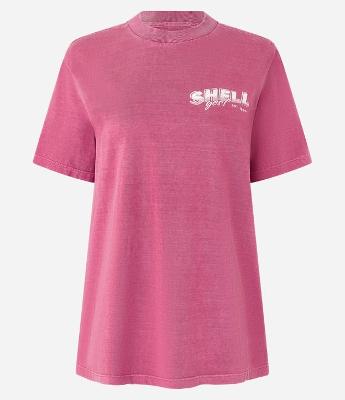 Camiseta com Estampa Frente e Costas Shell