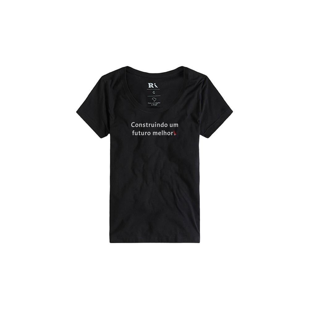 Camiseta Fem Est Construindo Um Futuro Reserva - 1