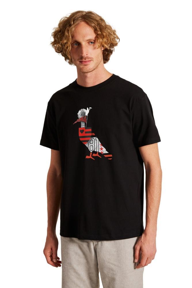 Camiseta Estampada Pica Pau 81 Flamengo Reserva - 6
