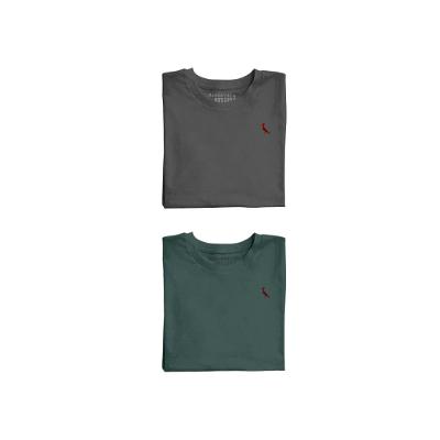 Kit 2 Camisetas Brasa Verde E Preto Stoned Reserva Mini