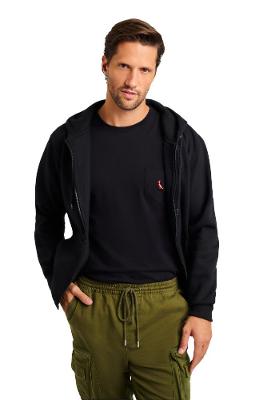 Camiseta Pt Bolso Pica-Pau Bordado Reserva