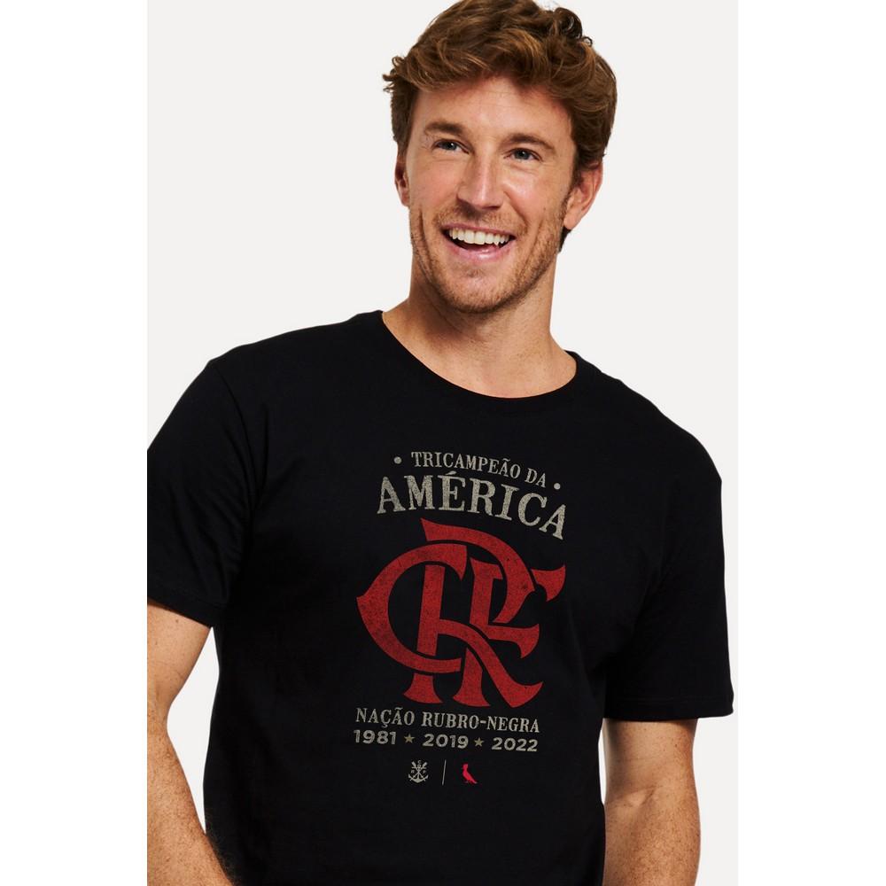 Camiseta Fla Tri Campeão Reserva - 2