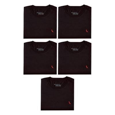 Kit 5 Camisetas Brasa Pica Pau Bordado Reserva Mini