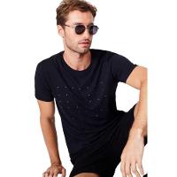 Camiseta Slim Estampada Rsv Grafite  Reserva