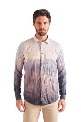Camisa Manga Longa Estampada Amanhecer Reserva