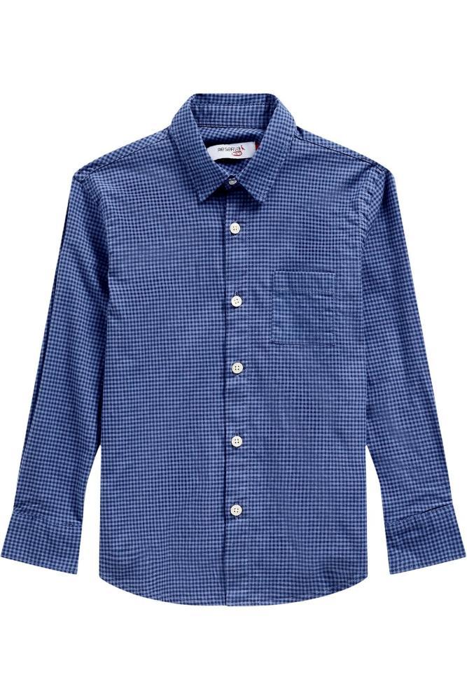 Camisa Tp Manga Longa Lazy Vichy Reserva Mini - 5