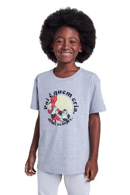 Camiseta Estampada Pai E Quem Cria Reserva Mini
