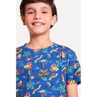 Camiseta Mini Malha Tropical Shark Reserva Mini - 4