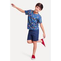 Camiseta Mini Malha Tropical Shark Reserva Mini - 1