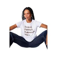 Camiseta Estampada Deusa Rainha Poderosa Reversa - 3