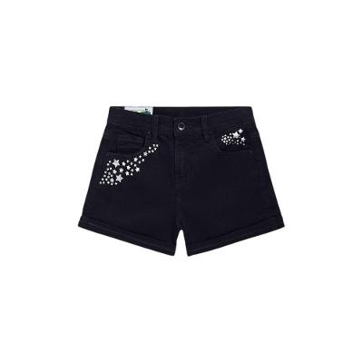 Short Menina Jeans Black Estrelas Reserva Mini