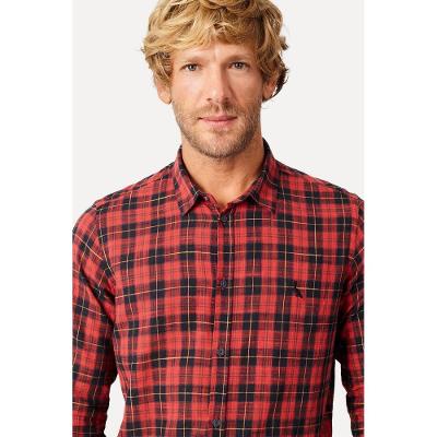 Camisa Ml Flame Xadrez Tracker Reserva