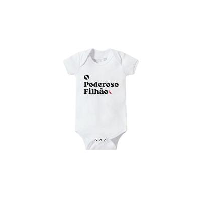 Macaquinho Body Bb Poderoso Filhão Reserva Mini