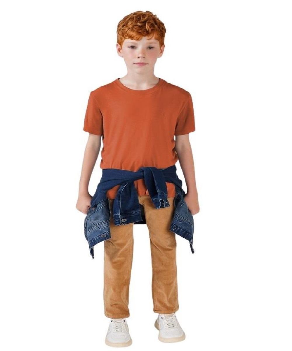 Camiseta Mc Básica Pima Reserva Mini - 5