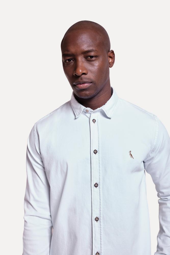 Camisa Ml Enxuto Jeans Claro Conforto Casual Reserva - 2