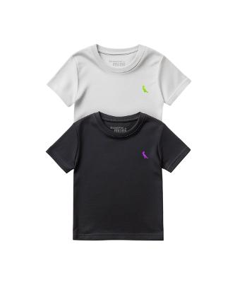Kit 2 Camisetas Bordado Neon Reserva Mini