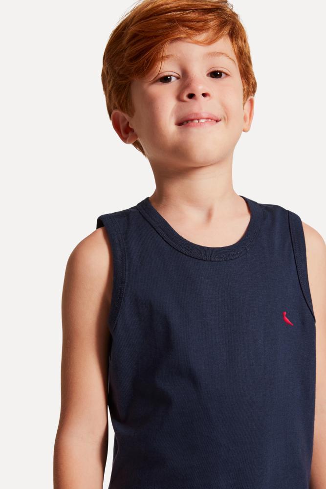 Regata Brasa Pica Pau Bordado Reserva Mini - 3