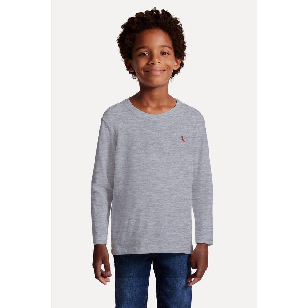 Camiseta Ml Pica Pau Bordado Brasa Mini Reserva Mini - 1