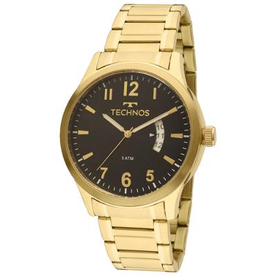 Relógio Technos Masculino Steel Dourado - 2115KTPTDY/4P