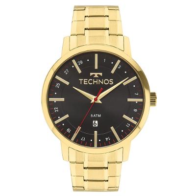 Relógio Technos Masculino Steel Dourado - 2115MMKTDY/4P