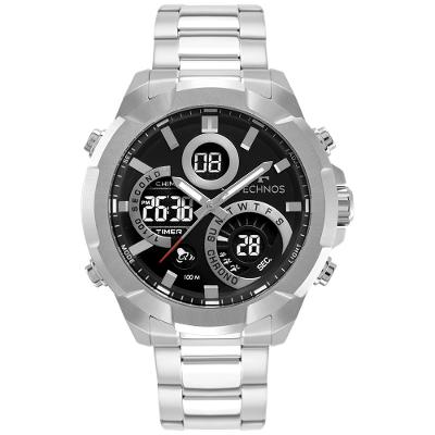 Relogio Technos Masculino Digitech Prata - W23721AAC/1P