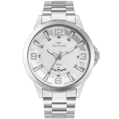 Relógio Technos Masculino Racer Prata - 2117LDI/1K