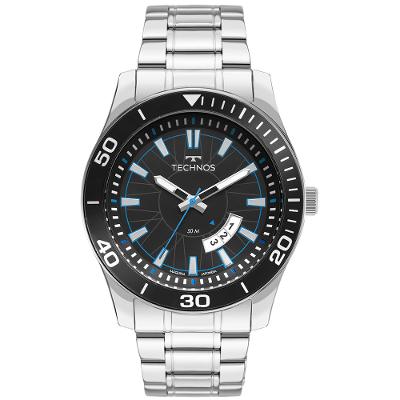 Relógio Technos Masculino Racer Prata - 2115KSM/1A