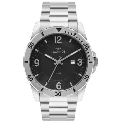 Relógio Technos Masculino Militar Prata - 2115NAF/1P