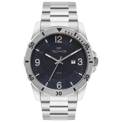 Relógio Technos Masculino Militar Prata - 2115NAF/1A