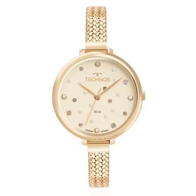 Relógio Technos Feminino Crystal Dourado - 2036MSQ/1D