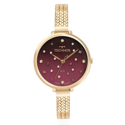 Relógio Technos Feminino Crystal Dourado - 2036MSQ/1T