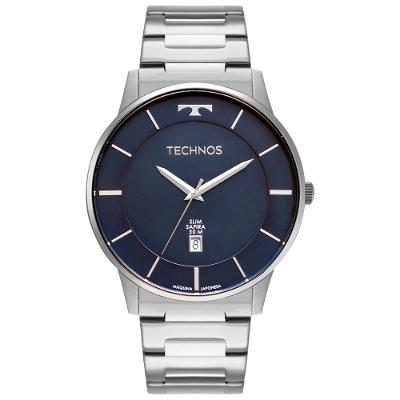 Relógio Technos Masculino Slim Prata - GM10YQ/1A